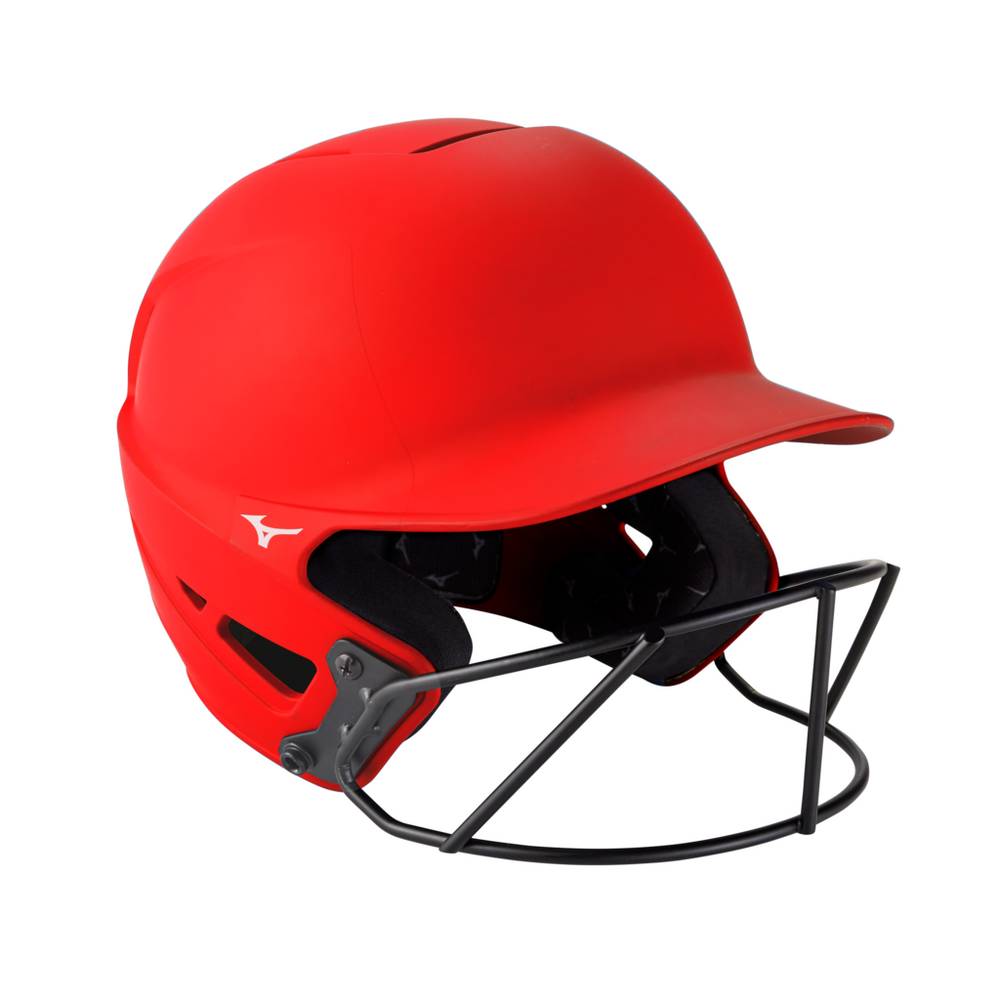 Damske Prilba Mizuno F6 Fastpitch Softball Batting Červené Vypredaj LYWU75136